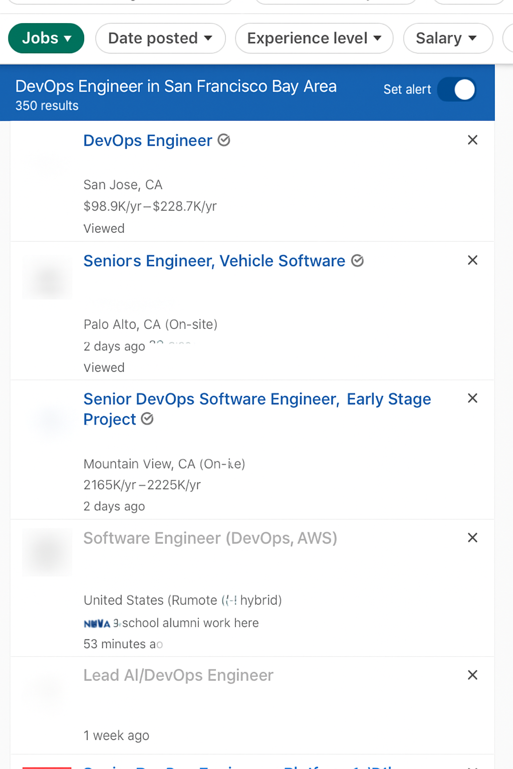 LinkedIn DevOps job posting San Francisco