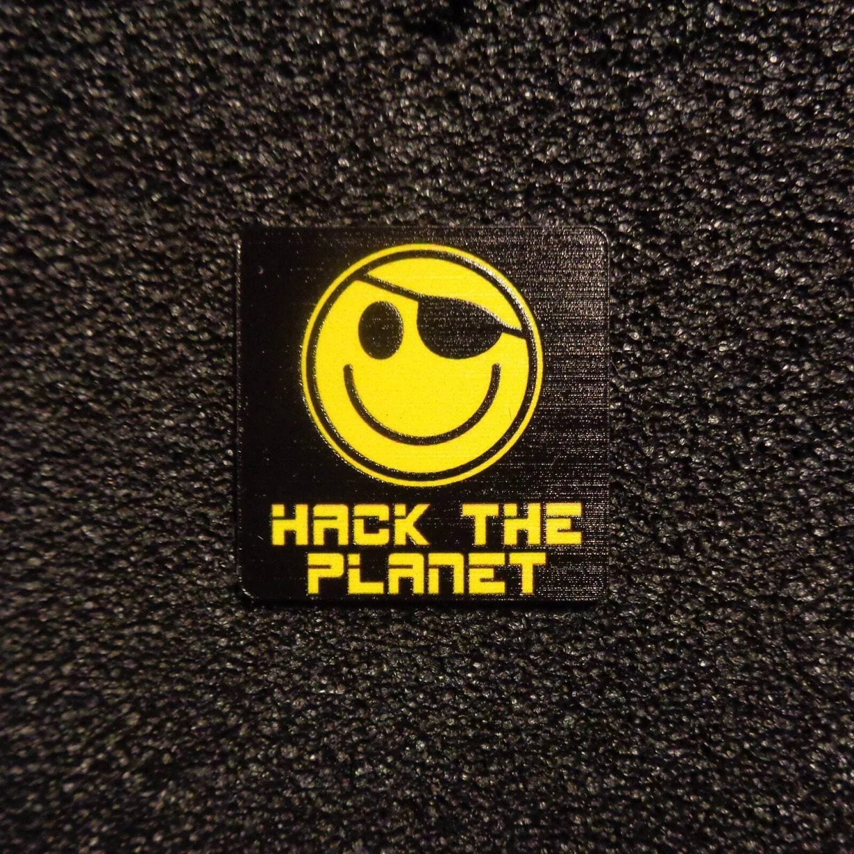 Hack the Planet artwork, referencing the 1995 film Hackers